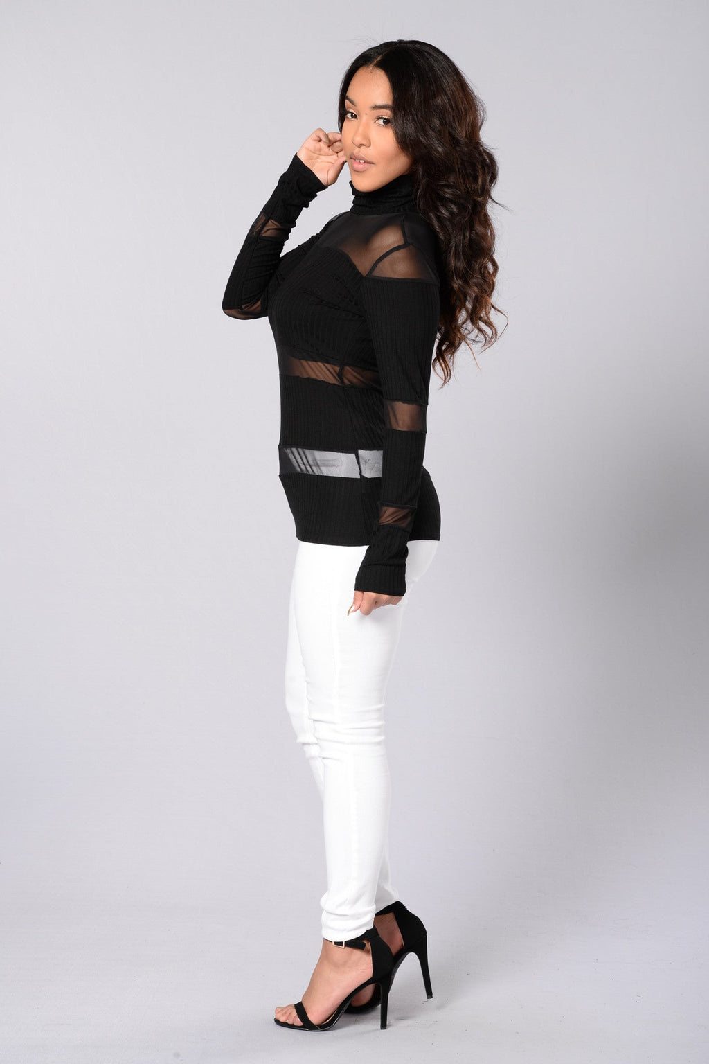 See You Later Top - Black
