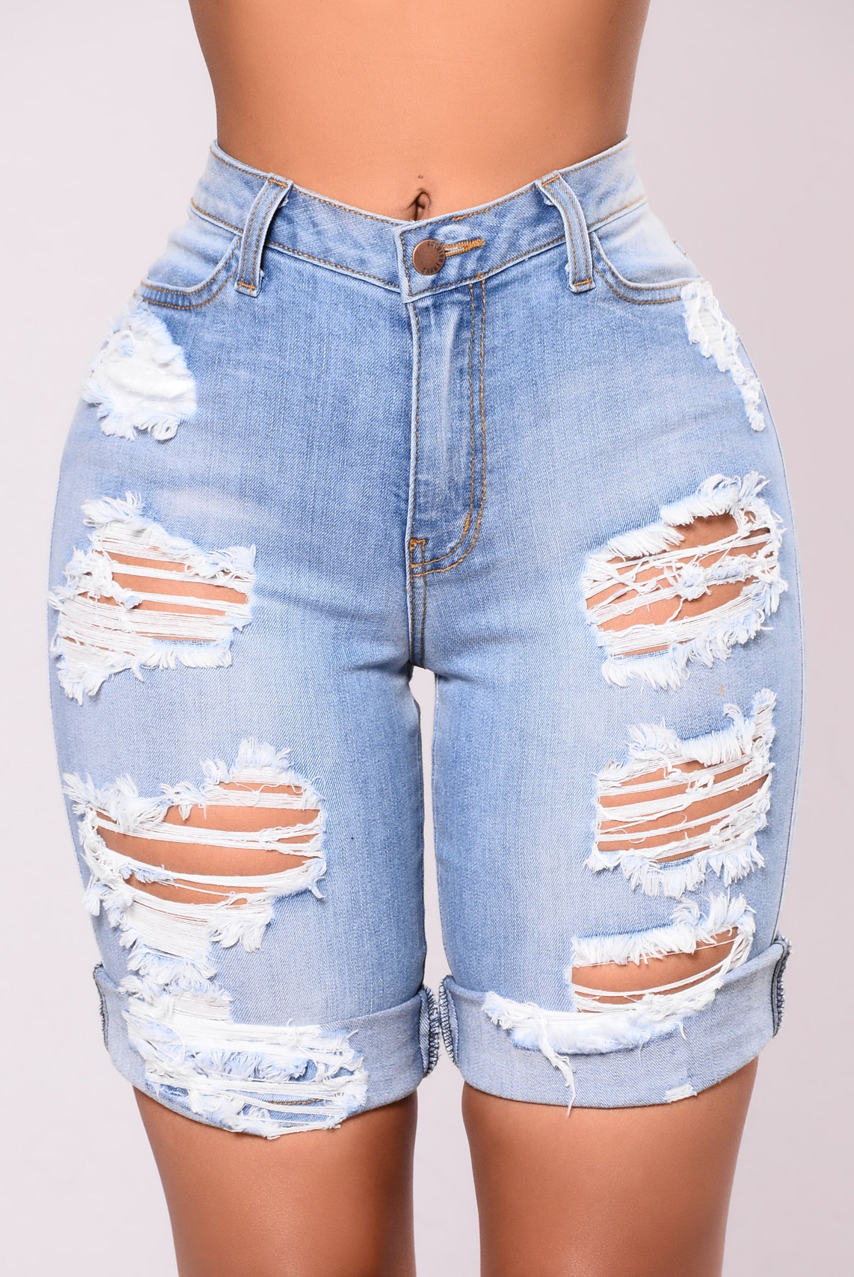 Shipwrecked Bermuda Shorts - Denim Blue
