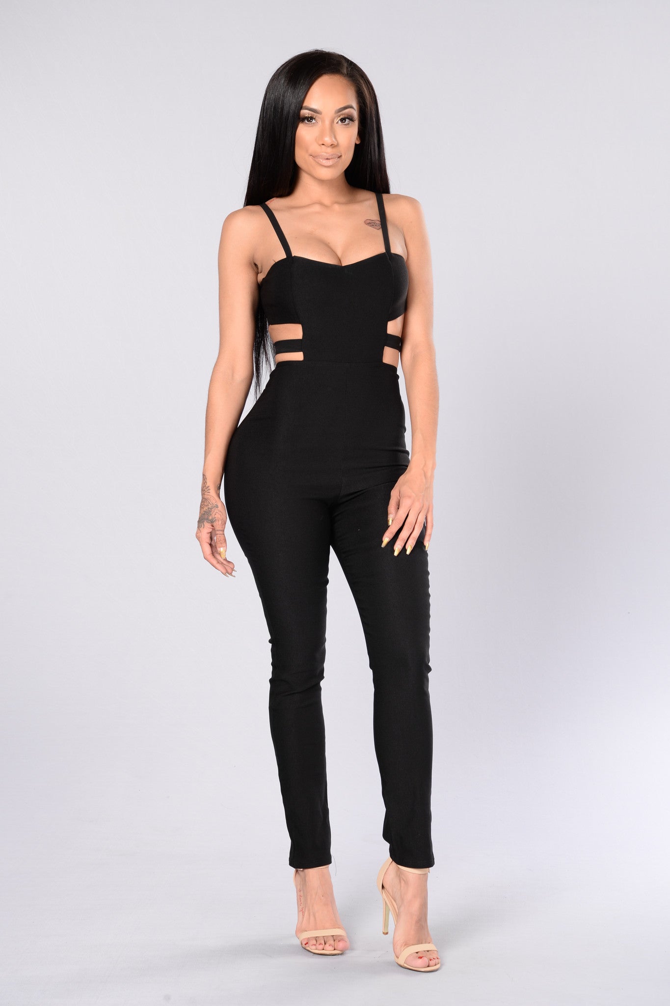 Out Of Town Jumpsuit - Black