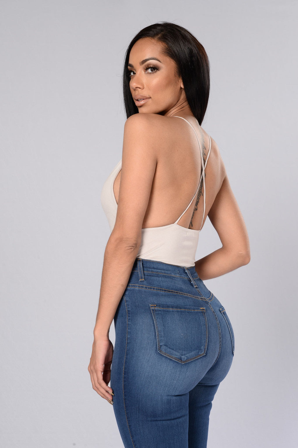 Skye Bodysuit - Oatmeal