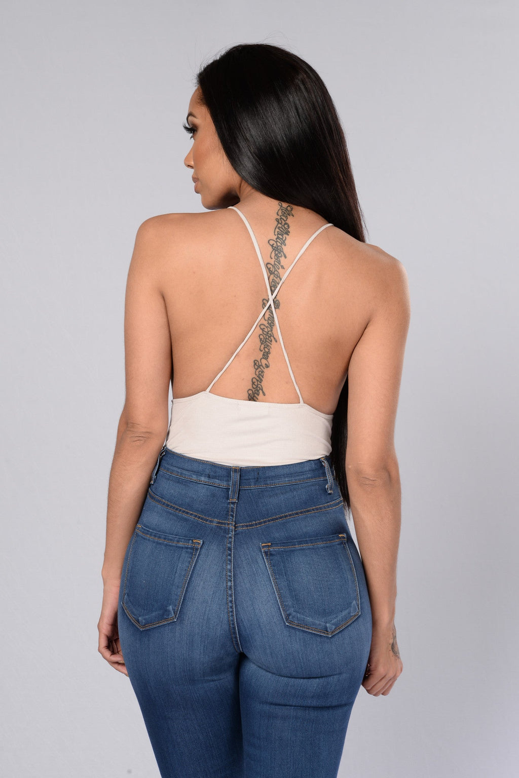 Skye Bodysuit - Oatmeal