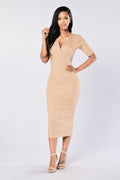 Embezzle Dress - Mocha