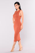 Valerie Dress - Rust