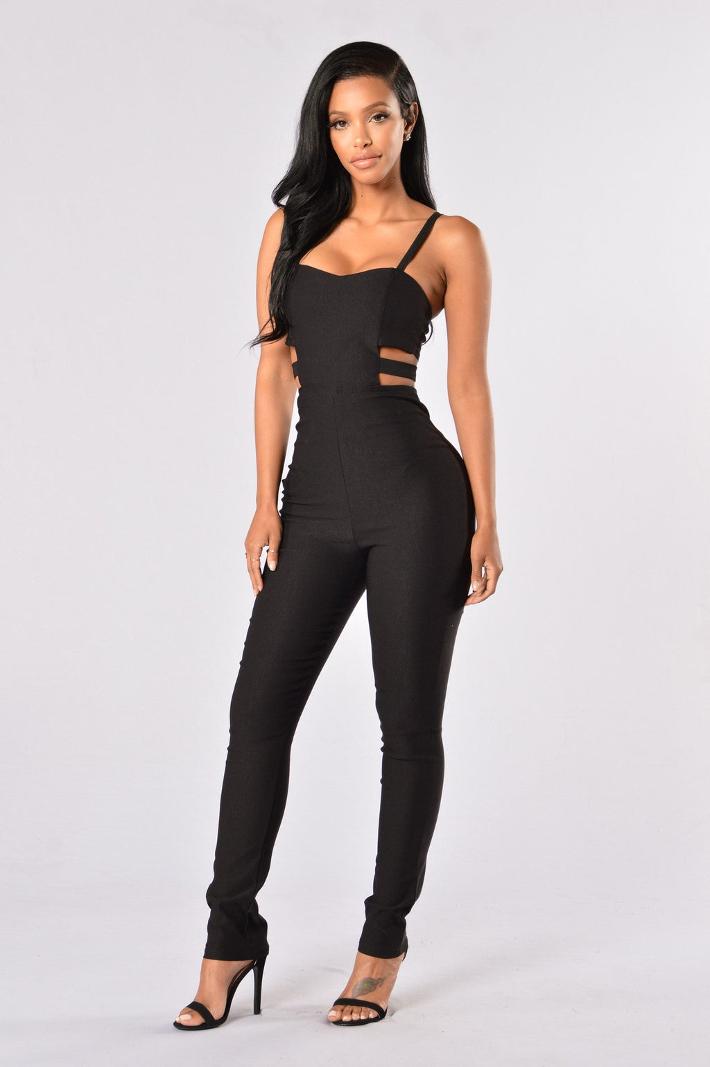 Out Of Town Jumpsuit - Black