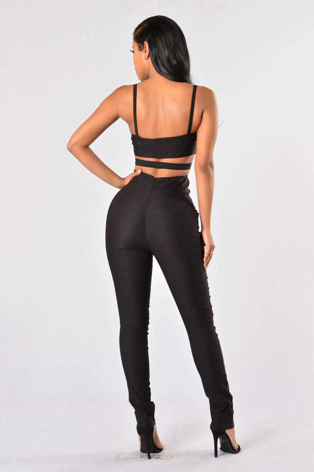 Out Of Town Jumpsuit - Black