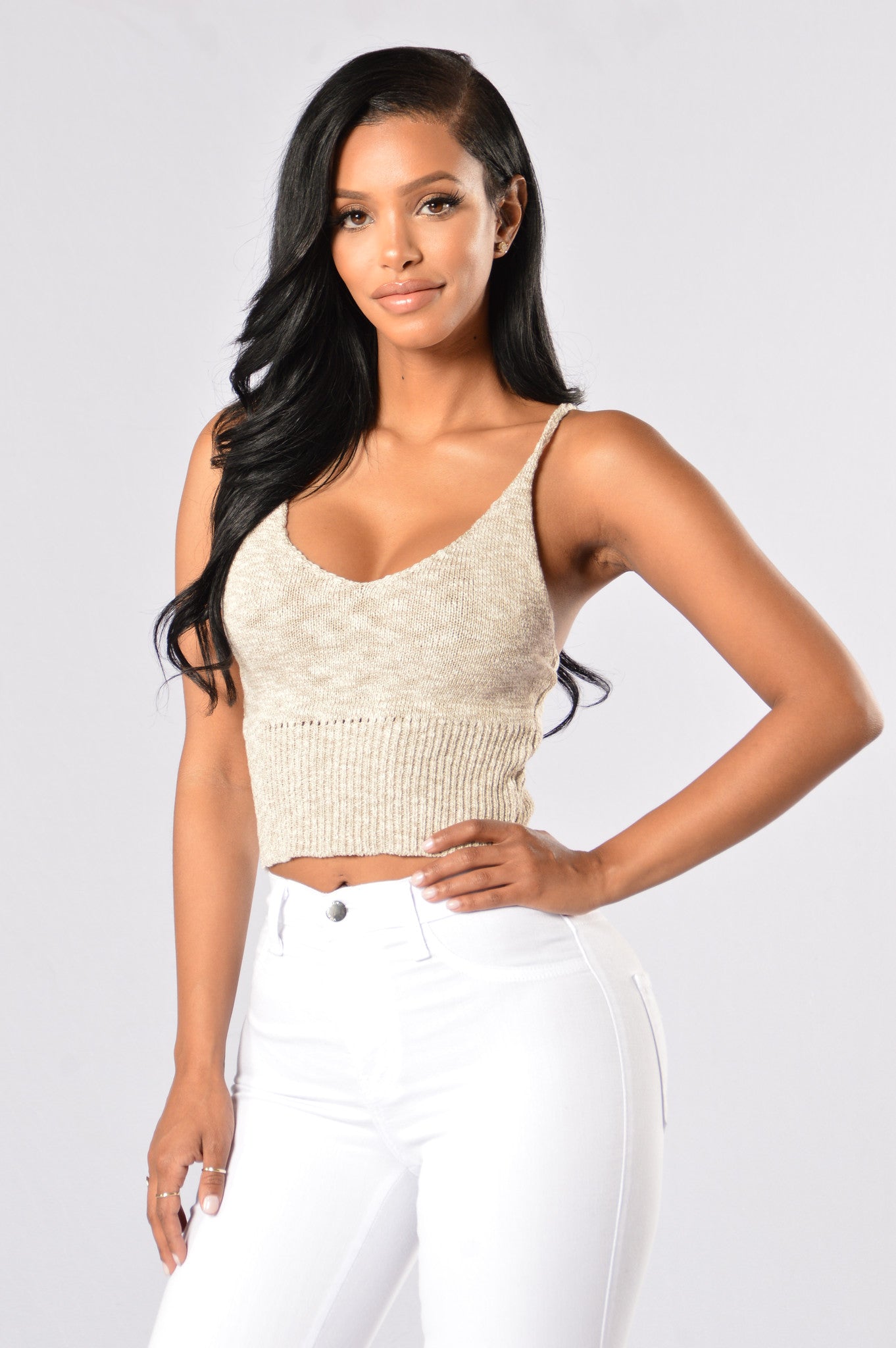 Angie Top - Taupe