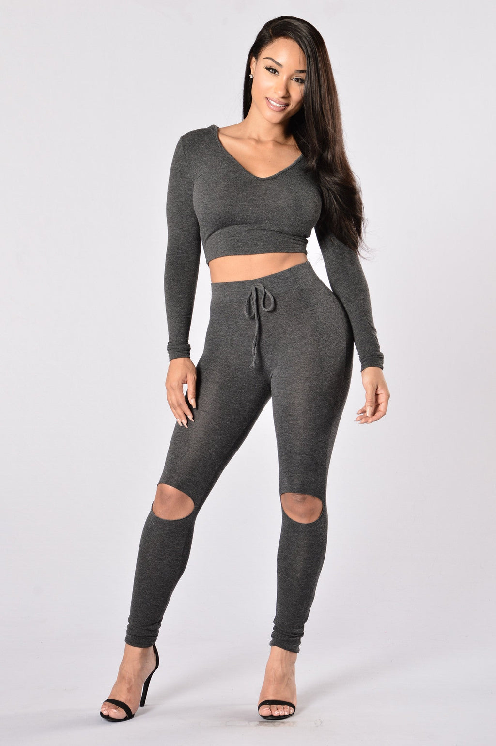 International Lover Legging - Charcoal