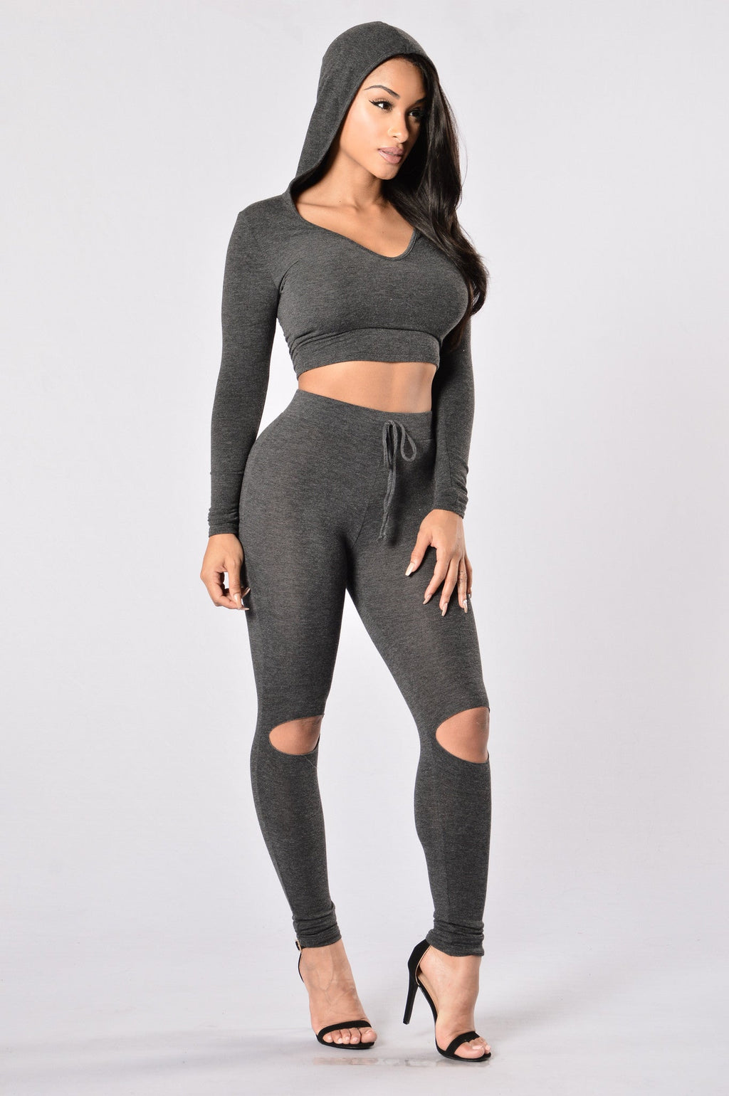 International Lover Legging - Charcoal
