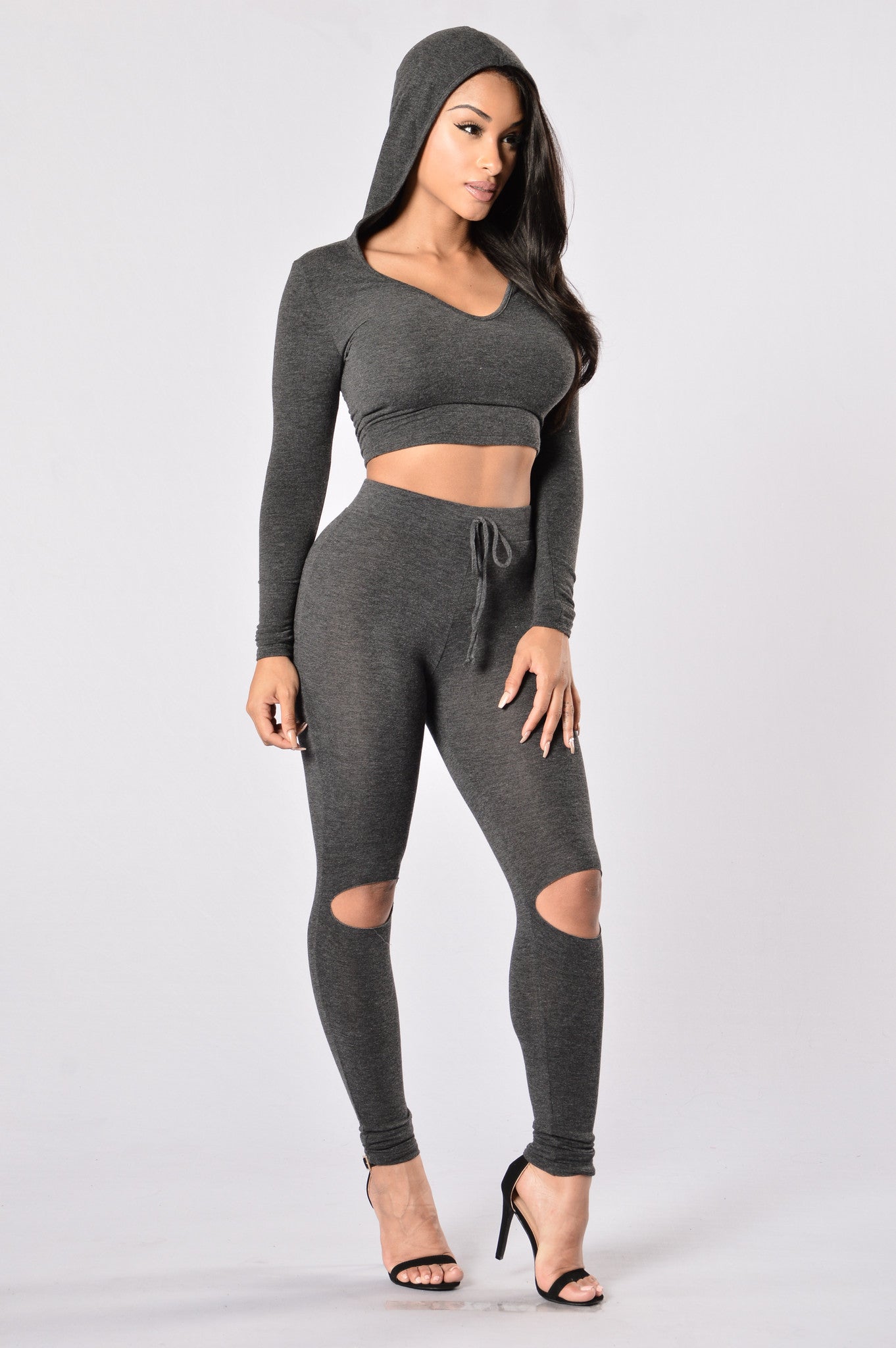 International Lover Legging - Charcoal