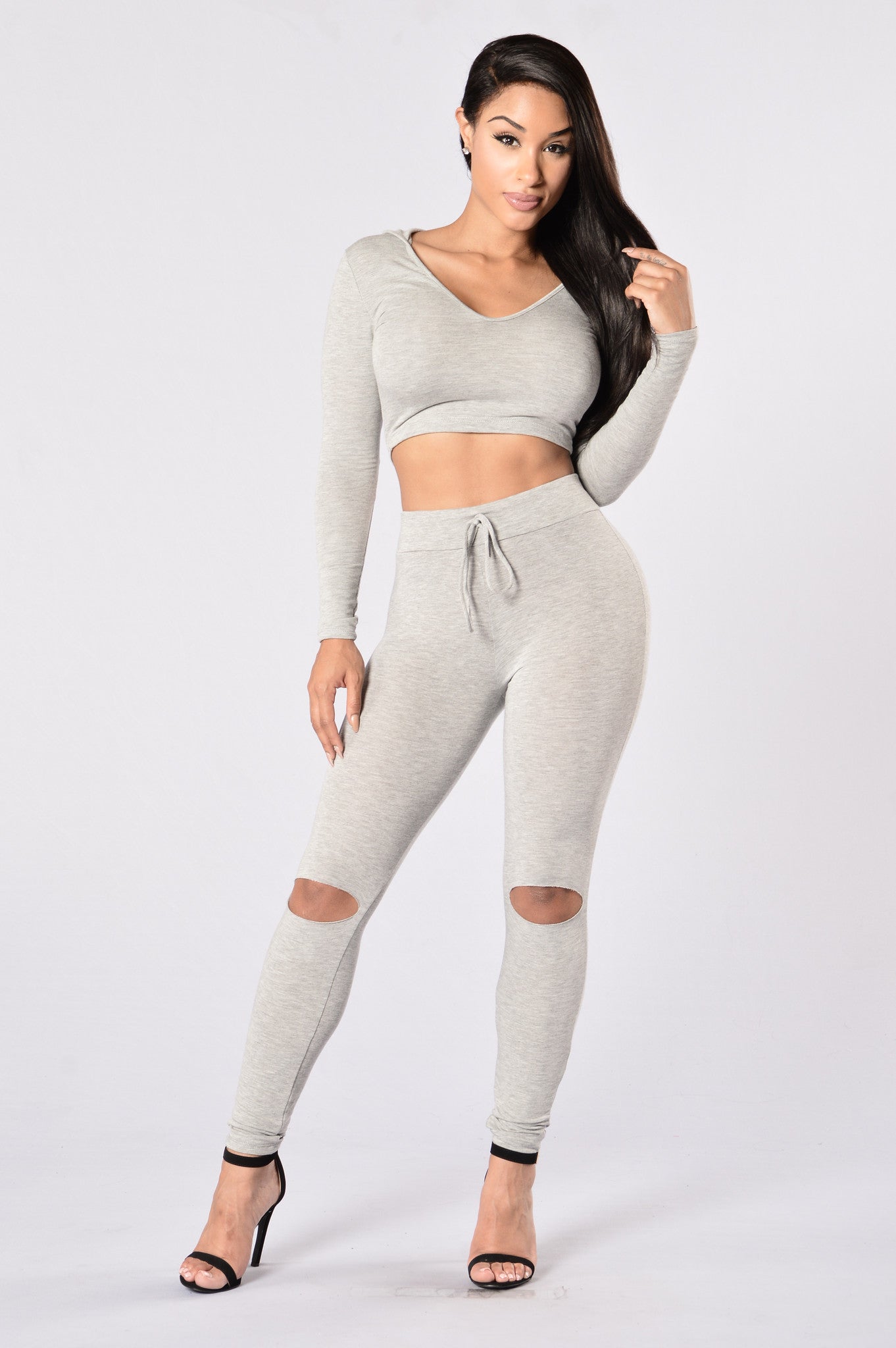International Lover Hoodie - Heather Grey