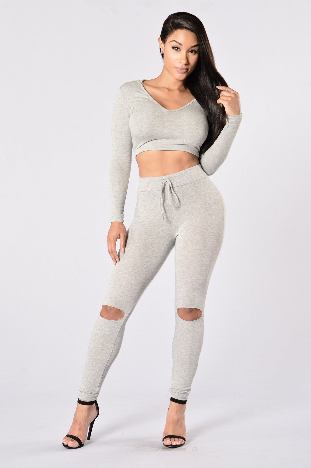 International Lover Legging - Heather Grey