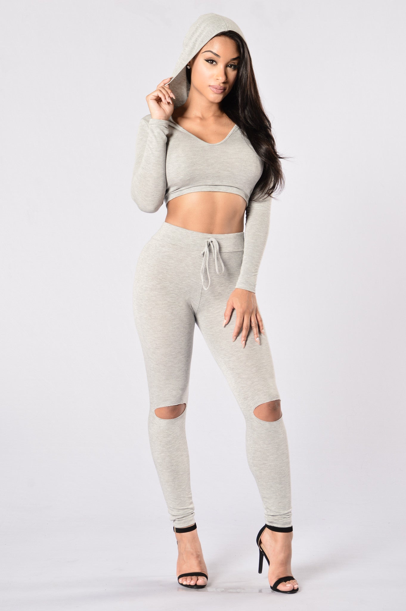International Lover Legging - Heather Grey