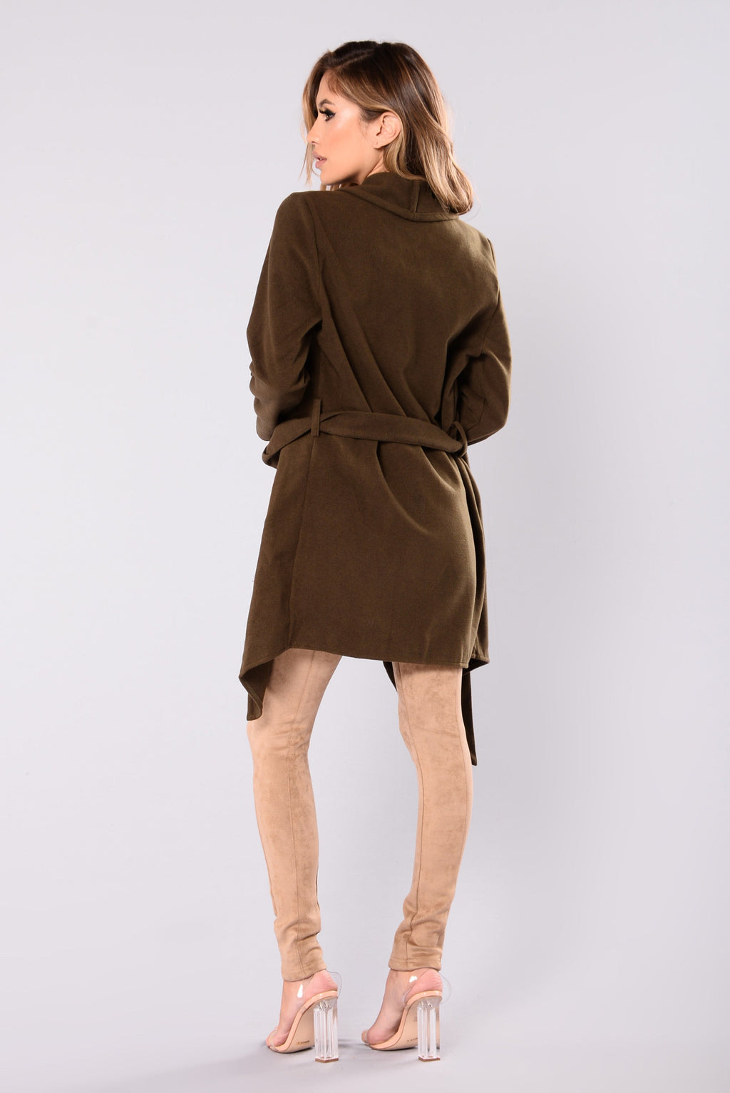 Manhattan City Coat - Olive