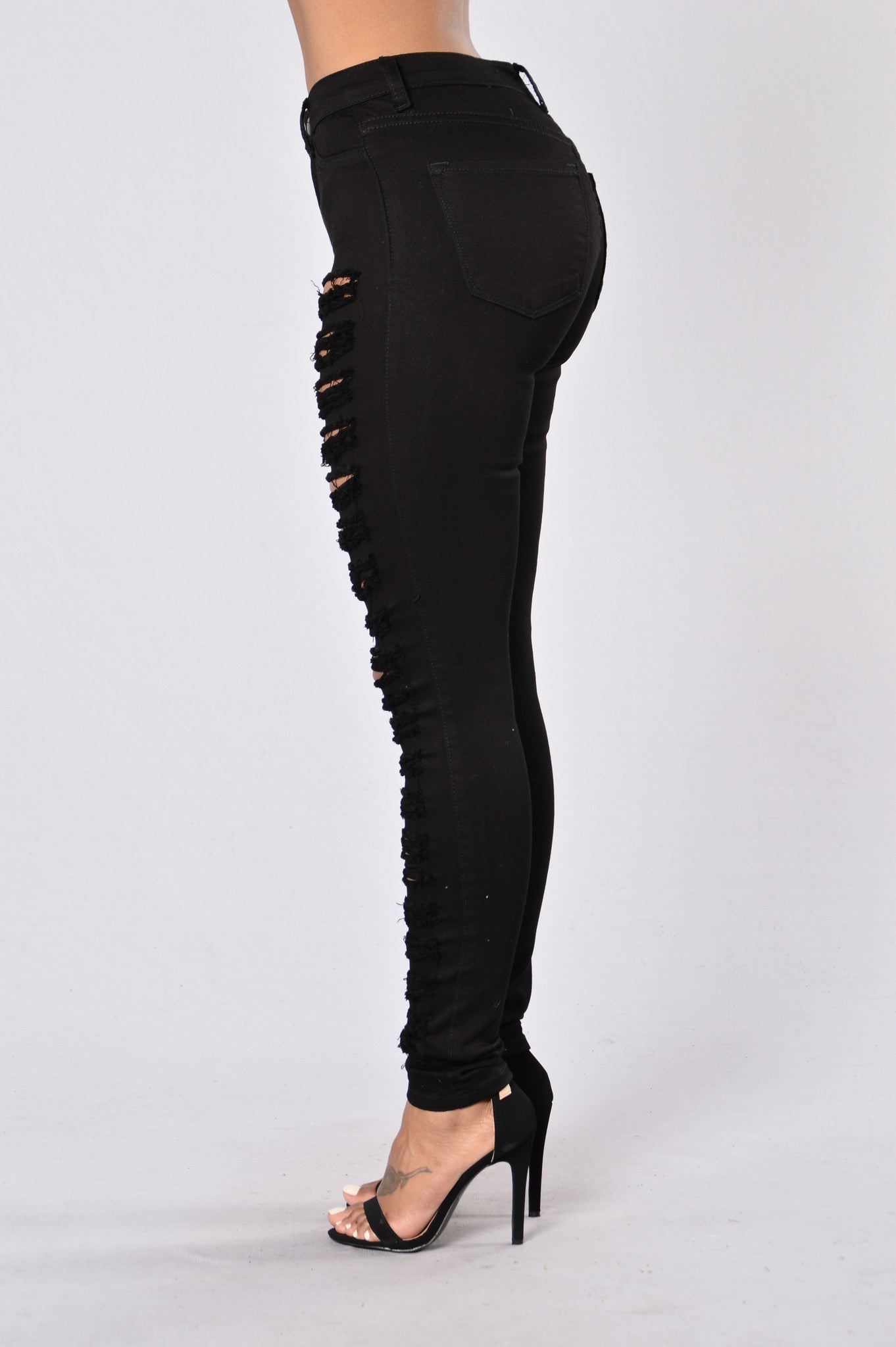 Rip Me Open Jeans - Black