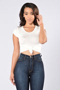 Knot Meant to Be Top - Ivory