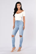 Tough Luck Jeans - Light Blue