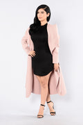 Big City Girl Coat - Dusty Pink