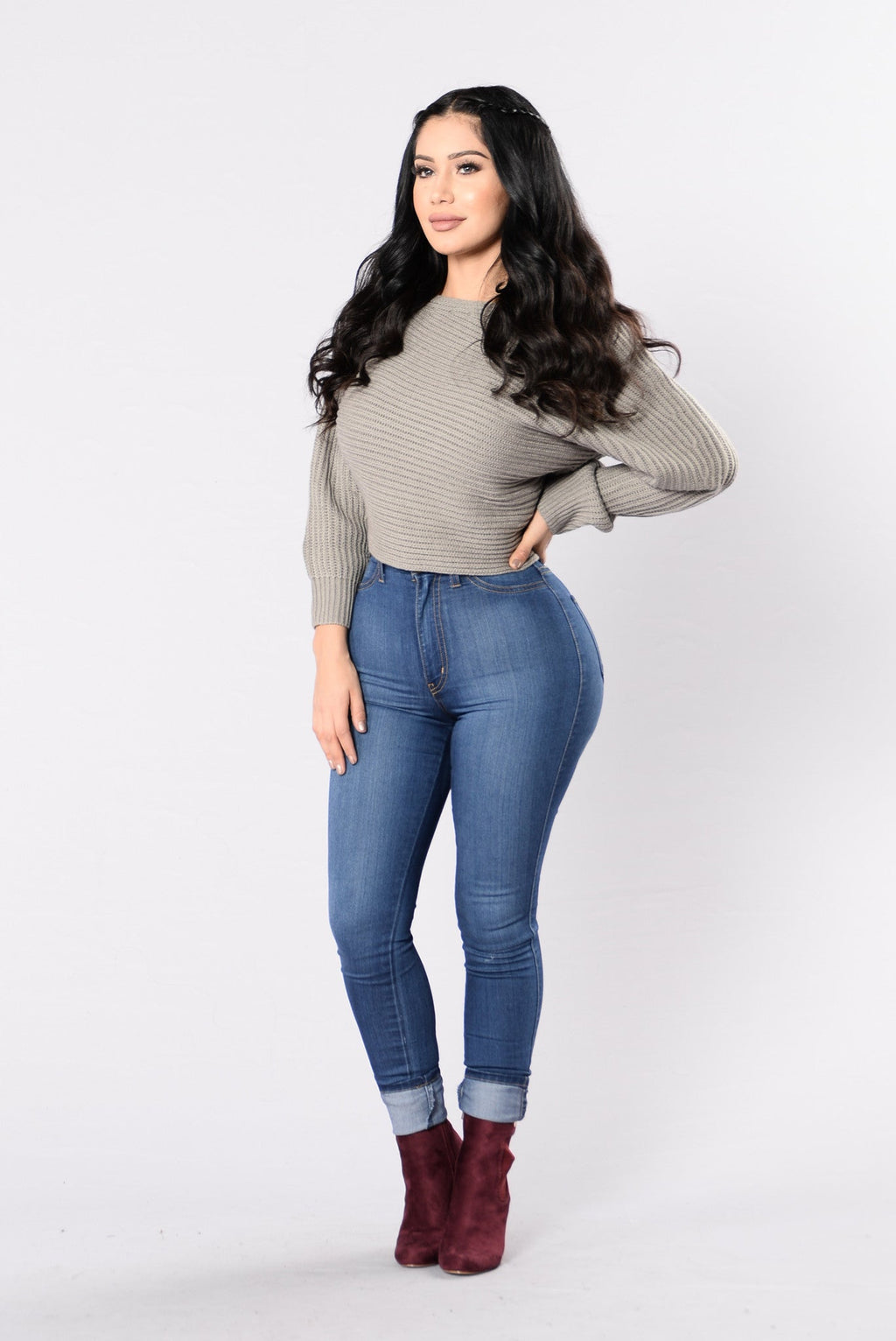 Off Balance Sweater - Taupe