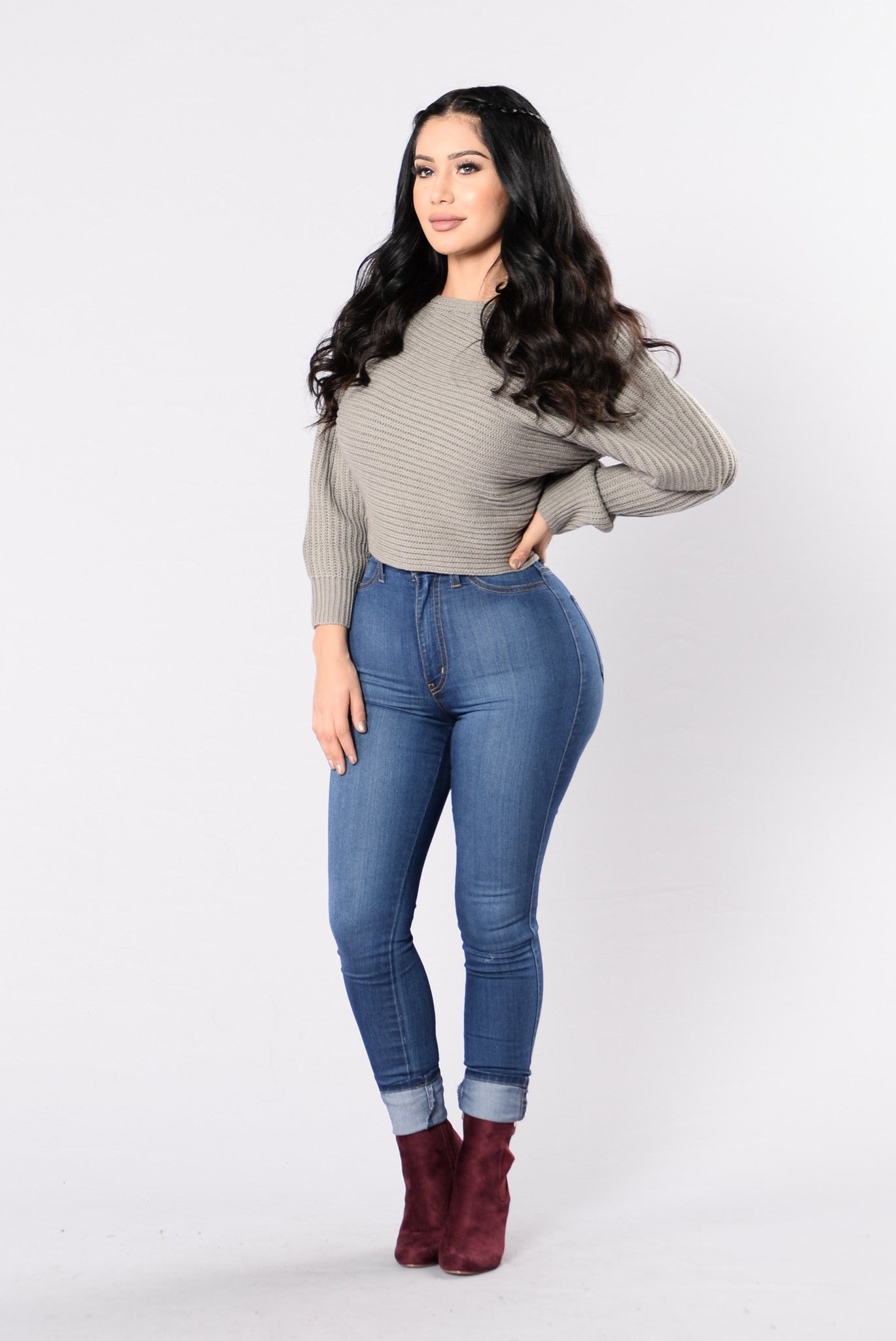 Off Balance Sweater - Taupe