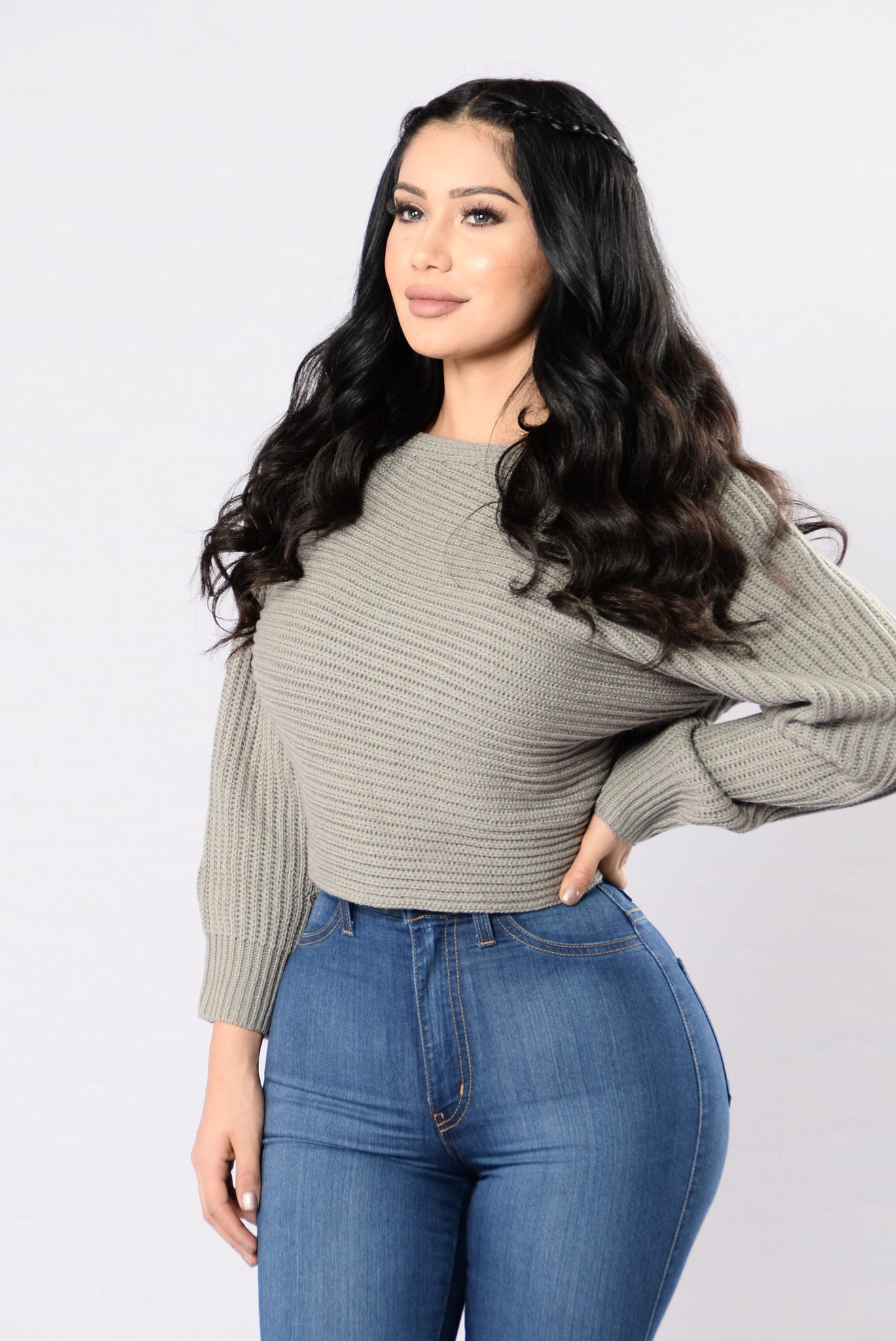 Off Balance Sweater - Taupe