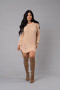 Unraveled Sweater - Blush