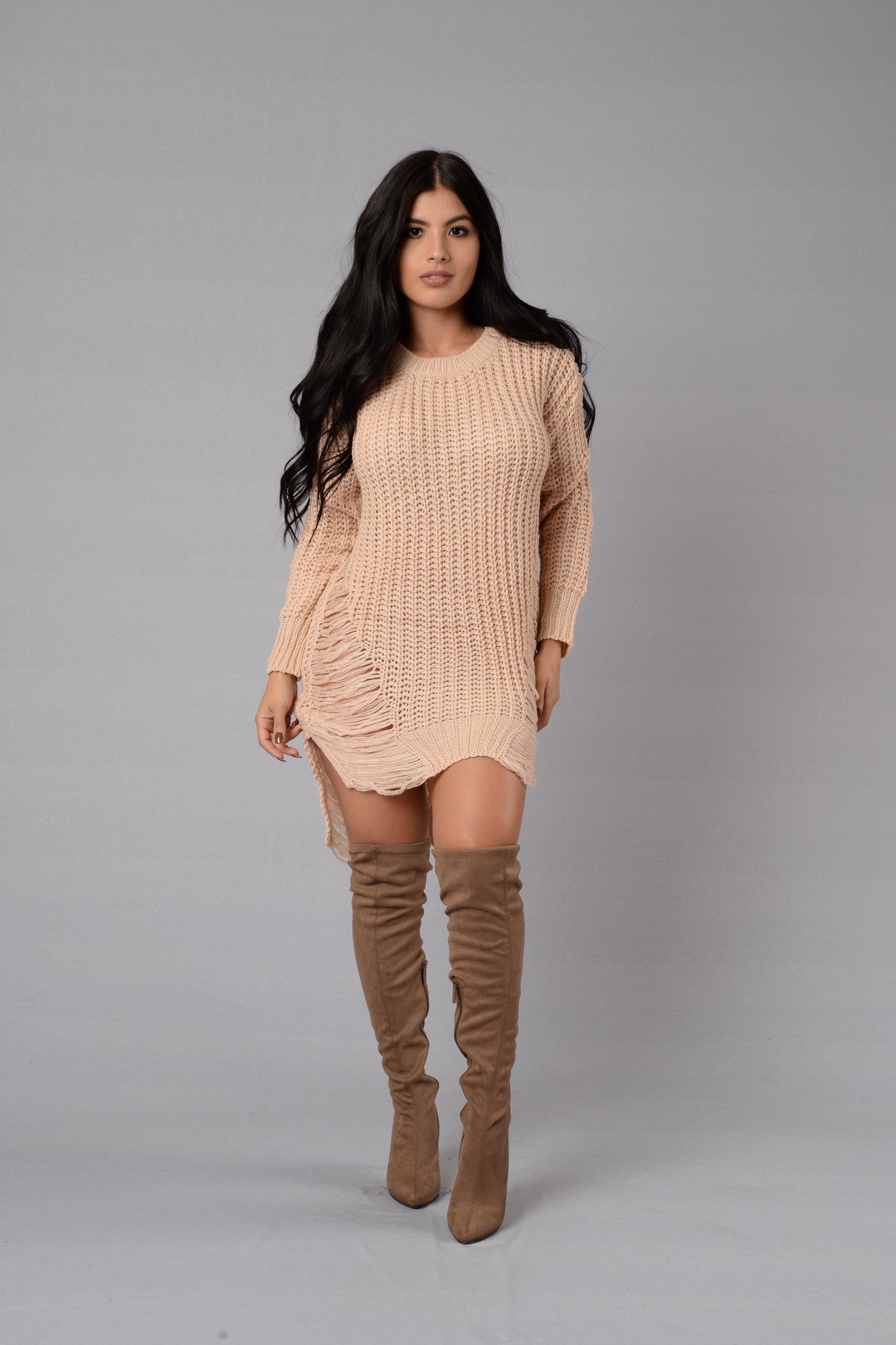 Unraveled Sweater - Blush