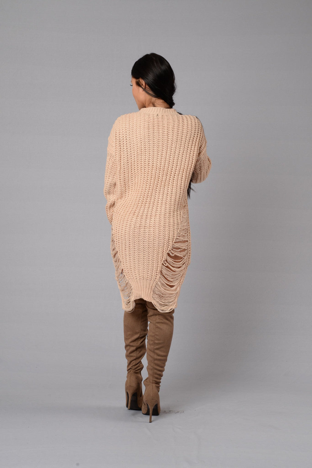 Unraveled Sweater - Blush