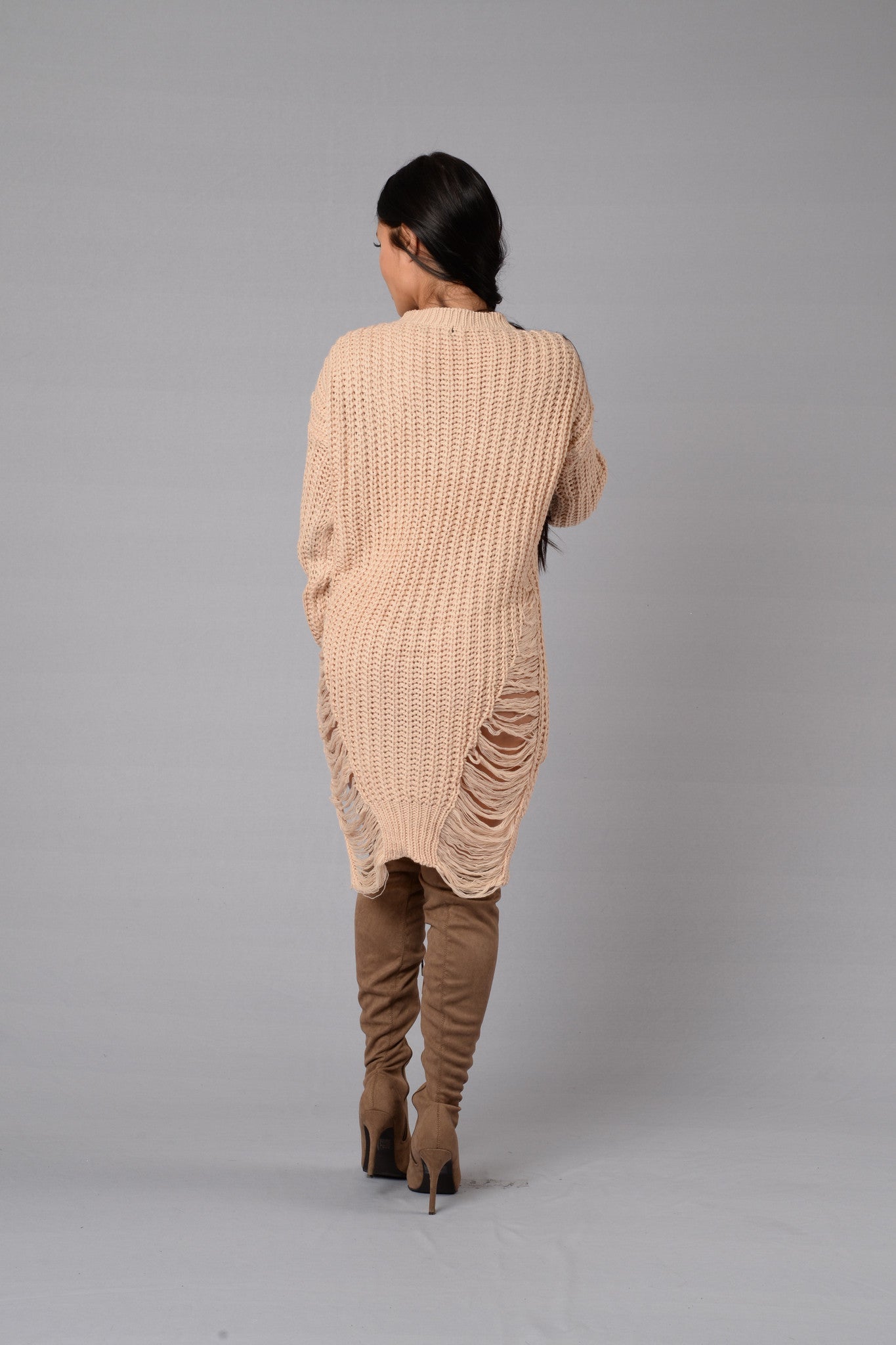 Unraveled Sweater - Blush