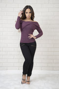 Fabiola Top - Eggplant
