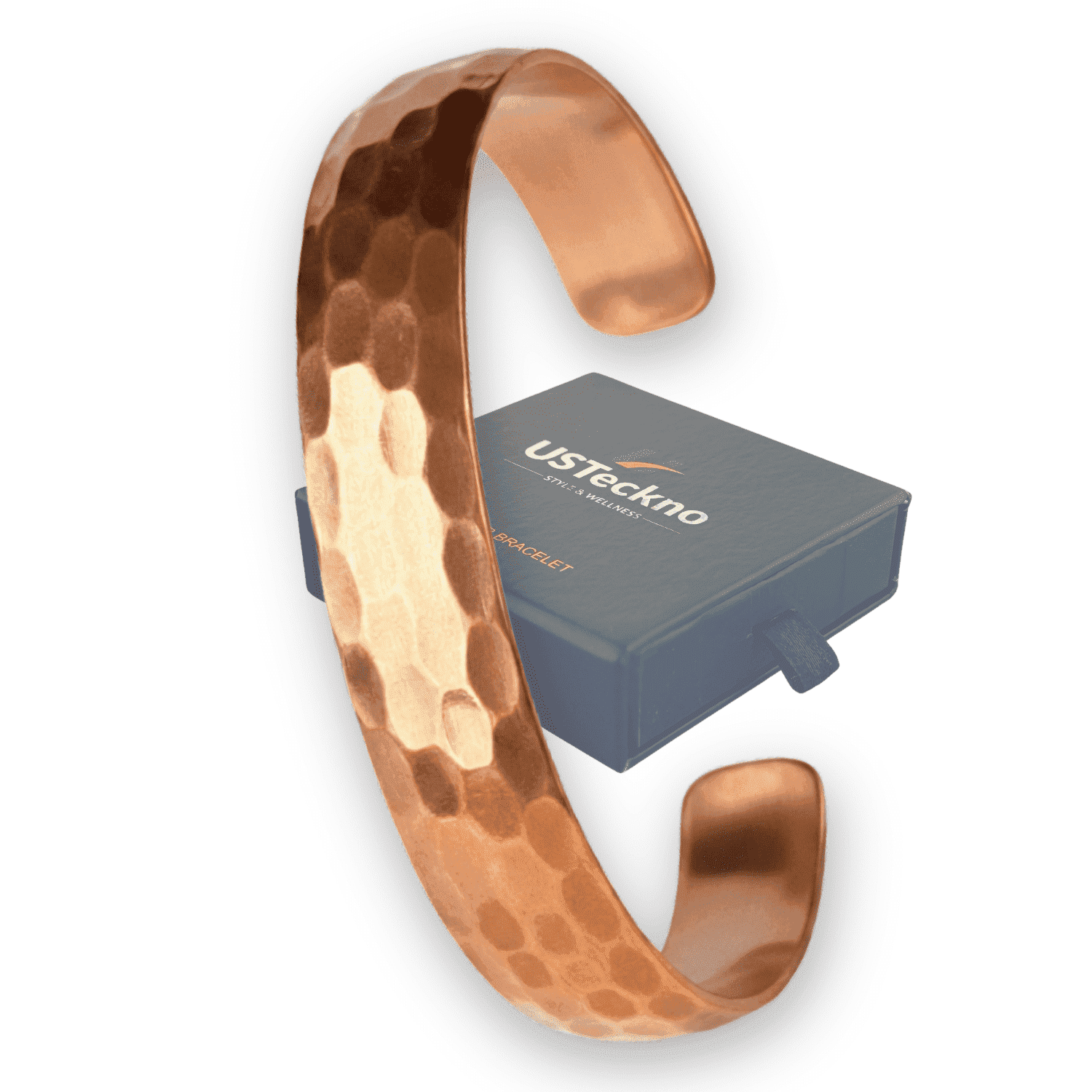 Hand Forged Unisex 100% Copper Bracelet. Made with Solid High Gauge Copper and Health benefits. Enhance your well-being in style!
