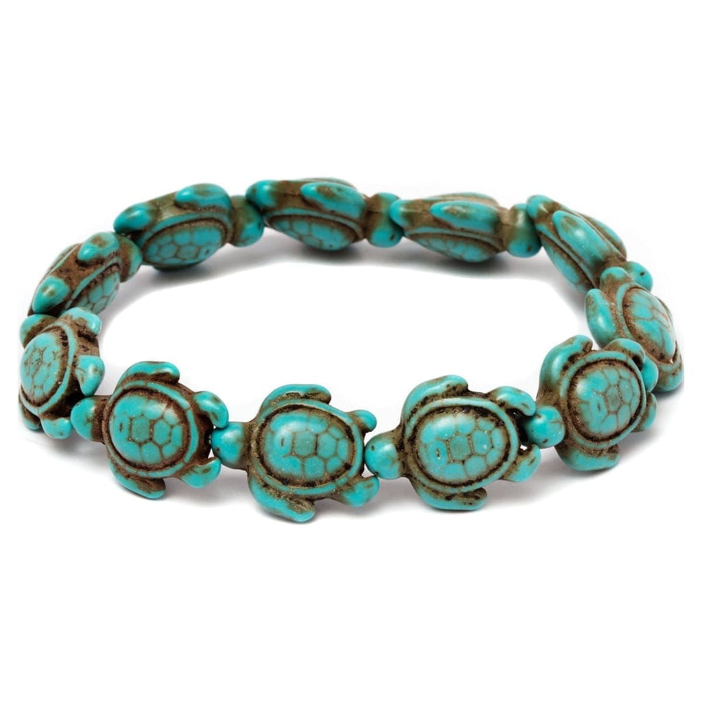 Turquoise Hawaiian Sea Turtle Bracelet
