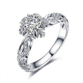 S925 Sterling Diamond Ring Women Fine Solid 925 Jewelry Anillos Mujer Bizuteria Ring
