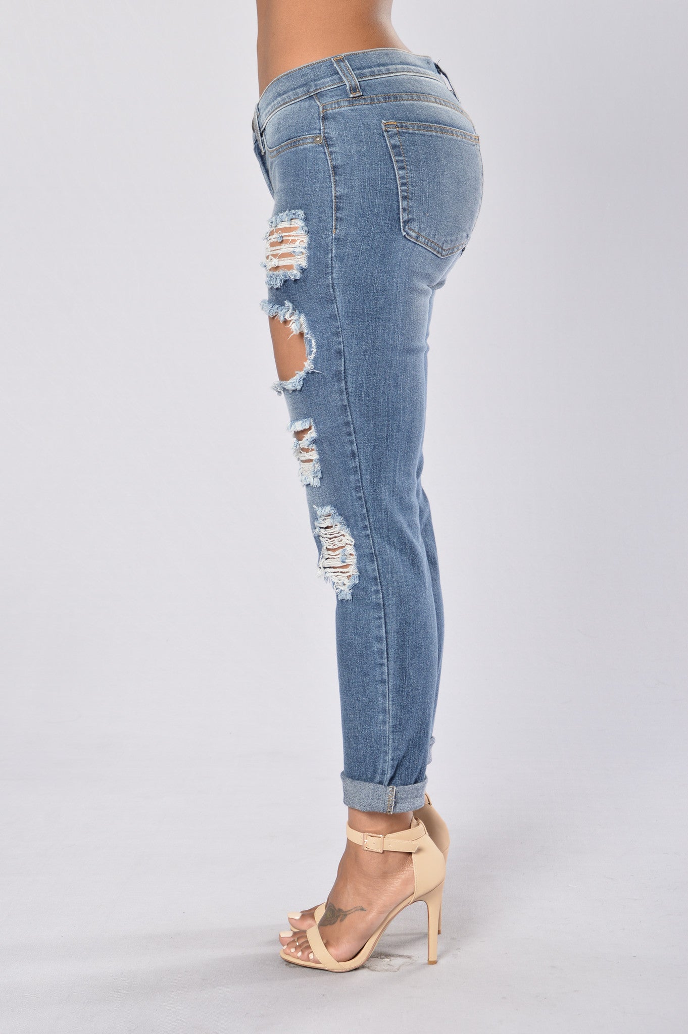 Pacific Beach Boyfriend Jeans - Medium