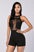 Glimpse Romper - Black