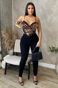 Super High Waist Denim Skinnies - Black