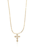 Tone Cross Necklace