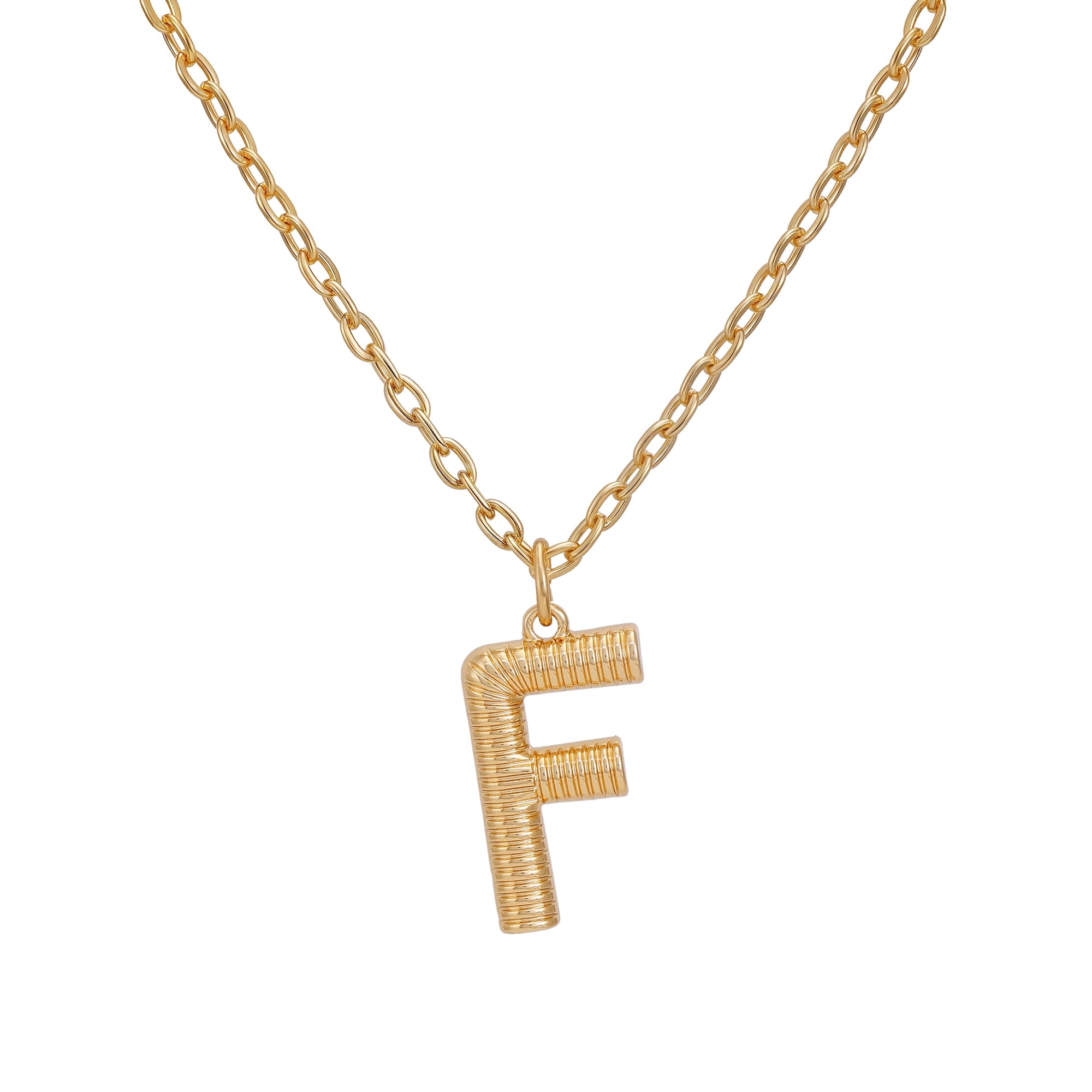 Women's Goldtone Initial E Necklace with Giftable Pouch