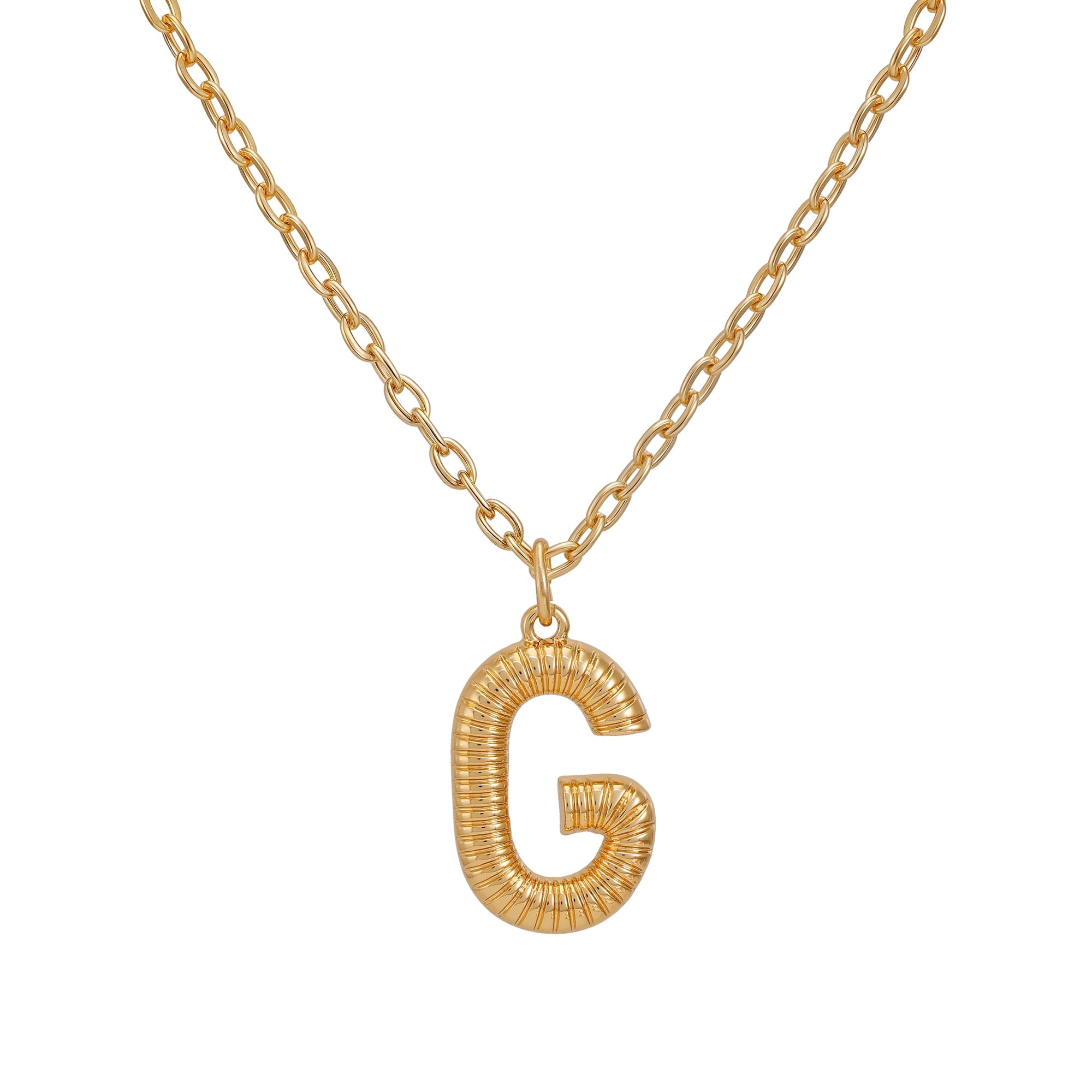 Women's Goldtone Initial E Necklace with Giftable Pouch