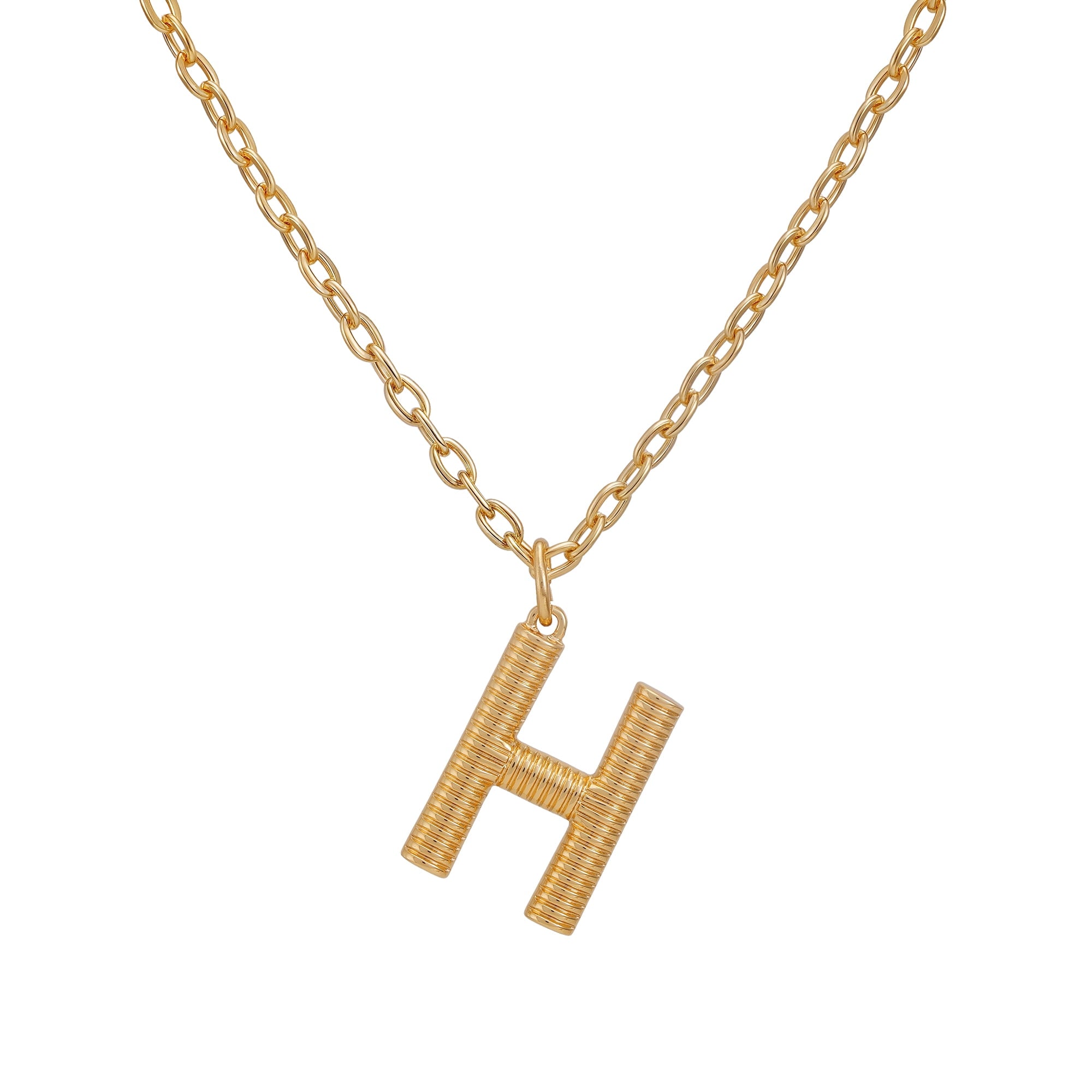 Women's Goldtone Initial E Necklace with Giftable Pouch