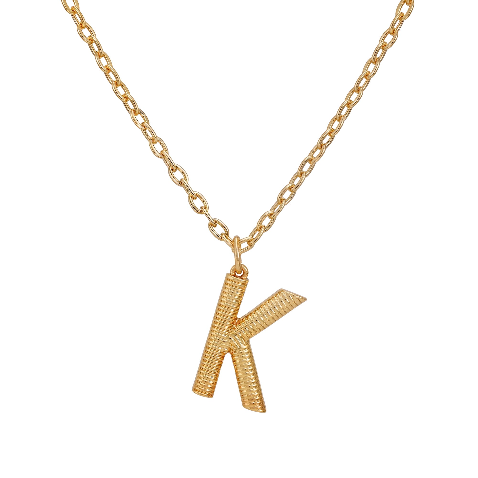 Women's Goldtone Initial E Necklace with Giftable Pouch