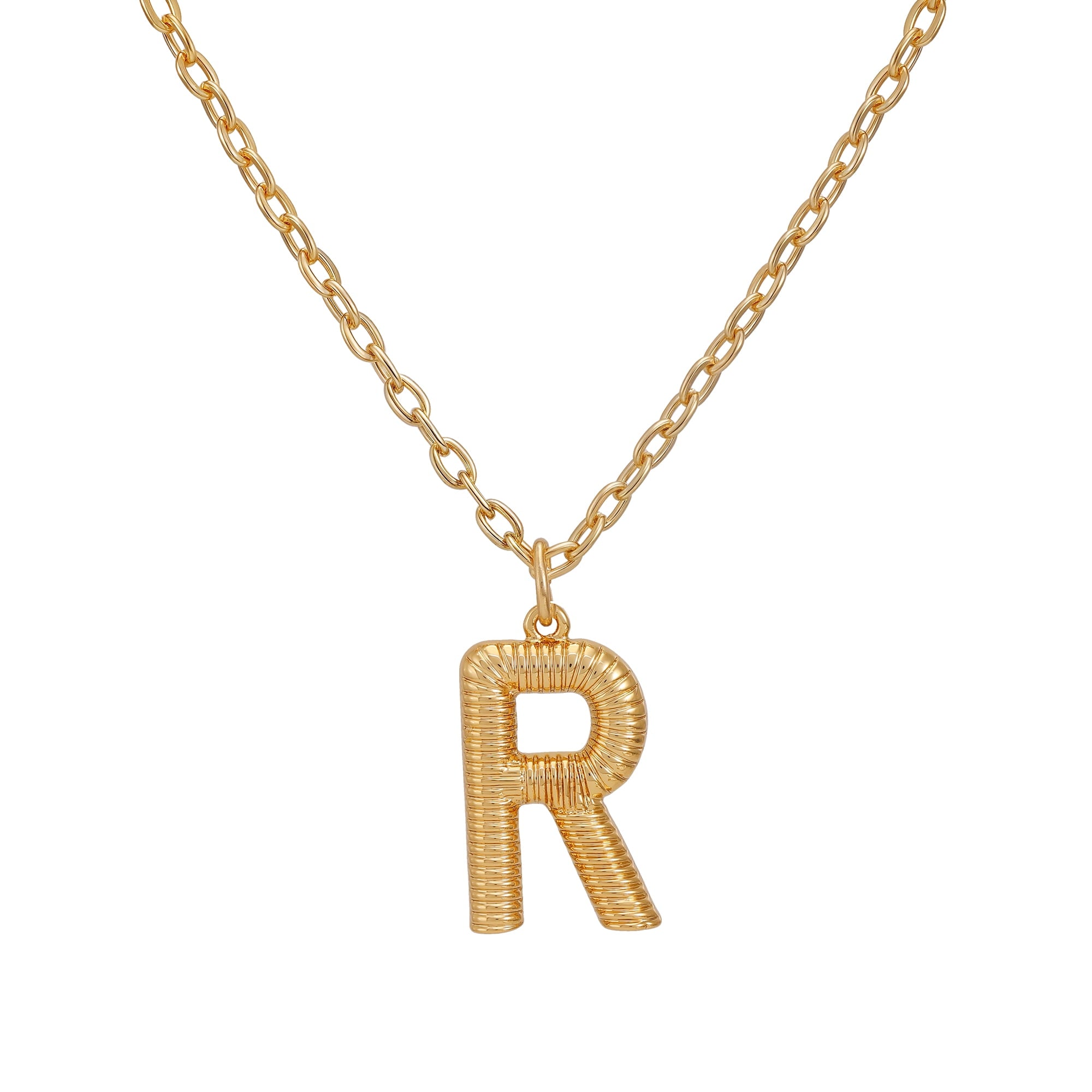 Women's Goldtone Initial E Necklace with Giftable Pouch