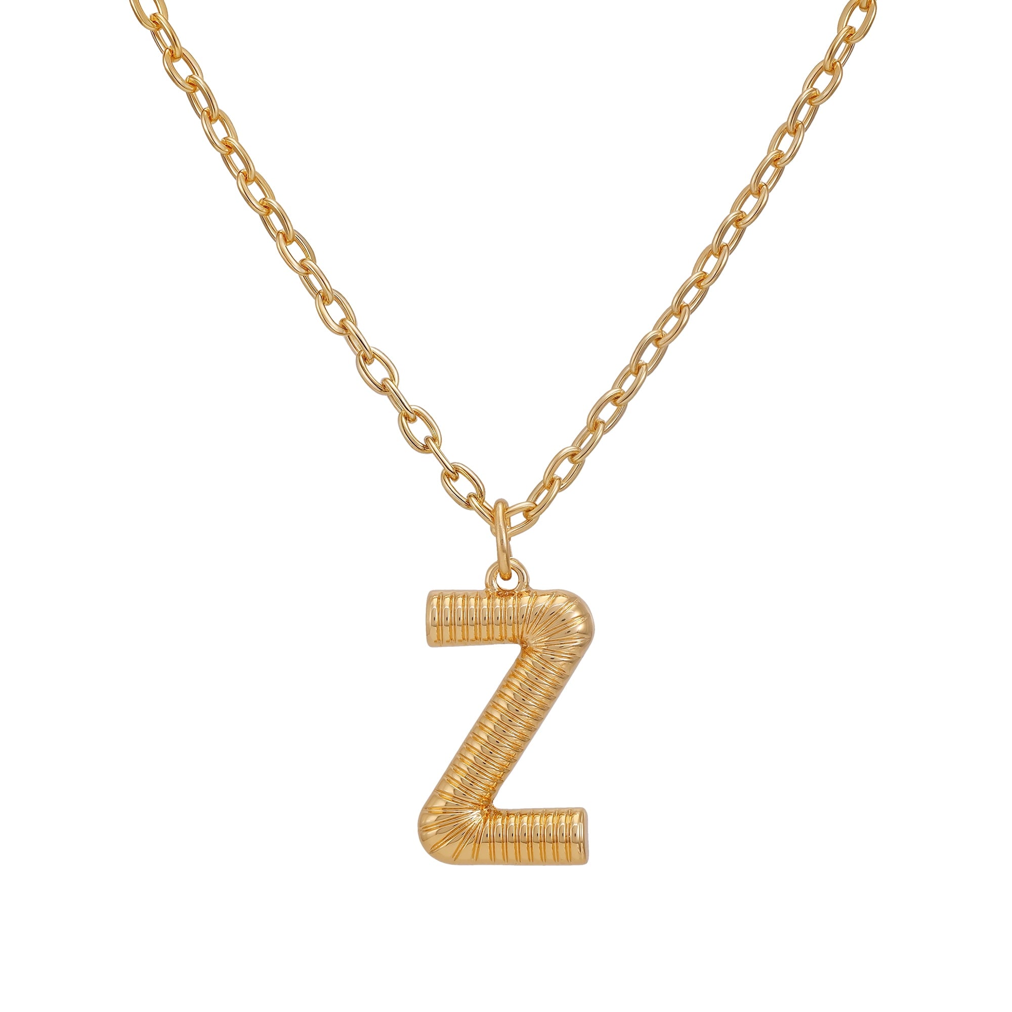 Women's Goldtone Initial E Necklace with Giftable Pouch