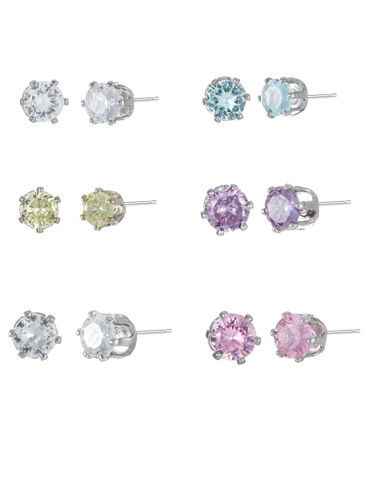 Essentials Multi Ear Hoop Earrings, 6 Pack