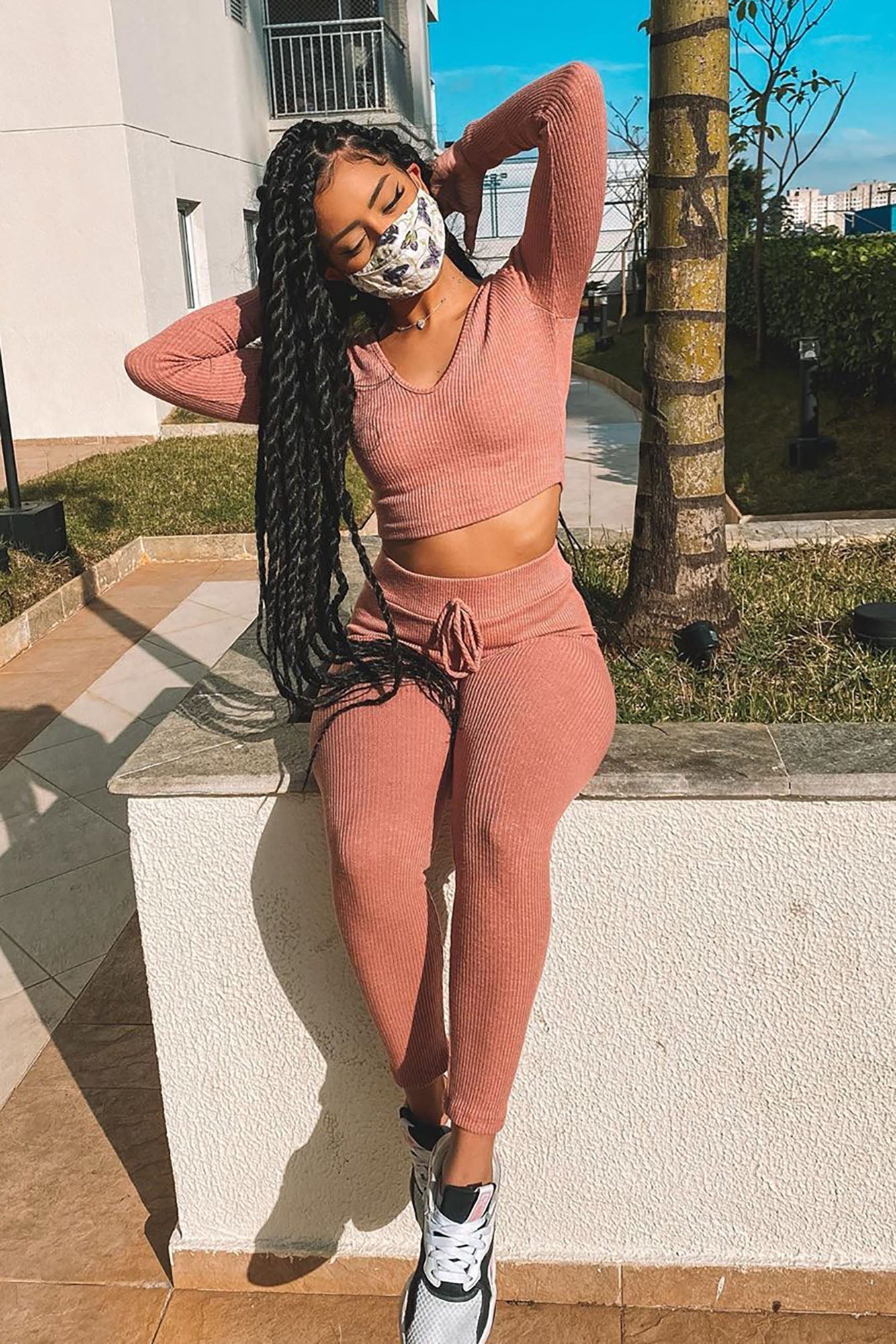 Wanderlust Leggings - Rose