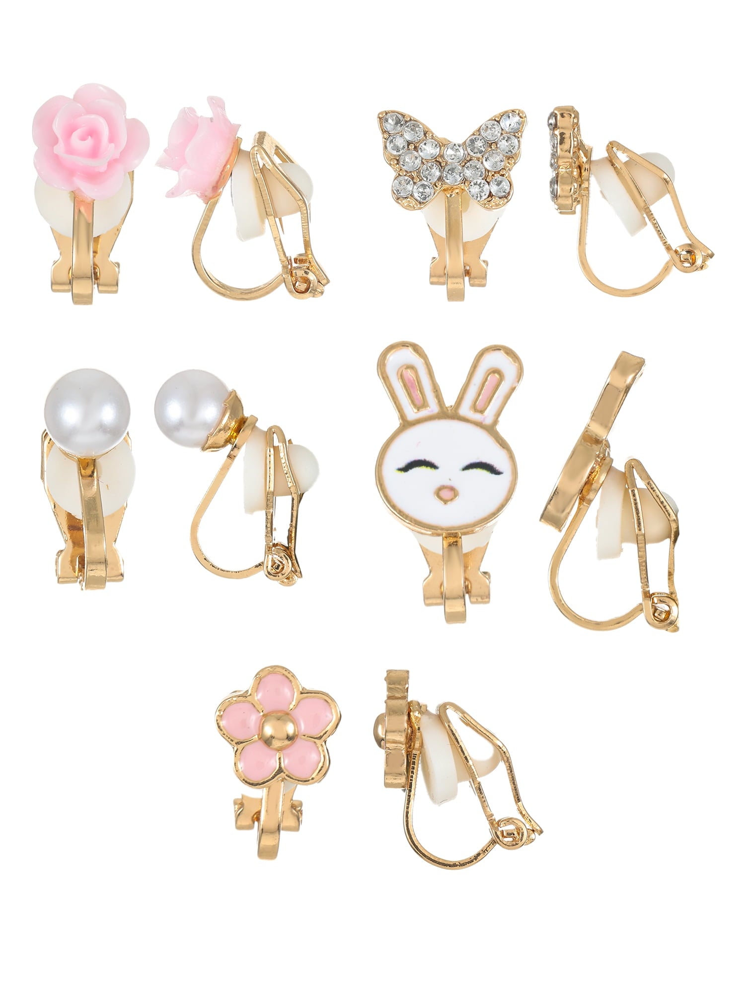Easter Clip-On Earring Set, 5 Pairs