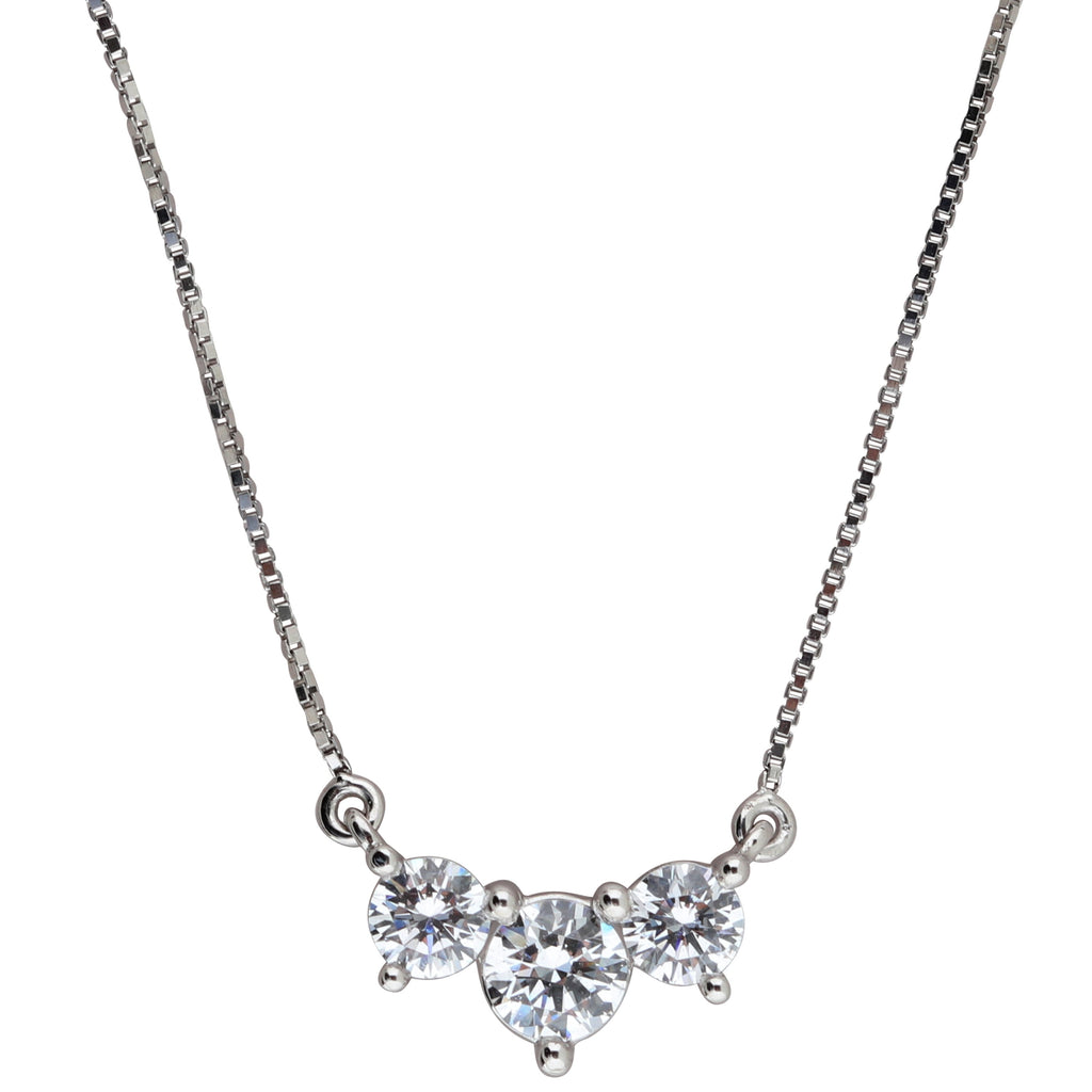 1 Journey Necklace in Sterling ,18" for Women