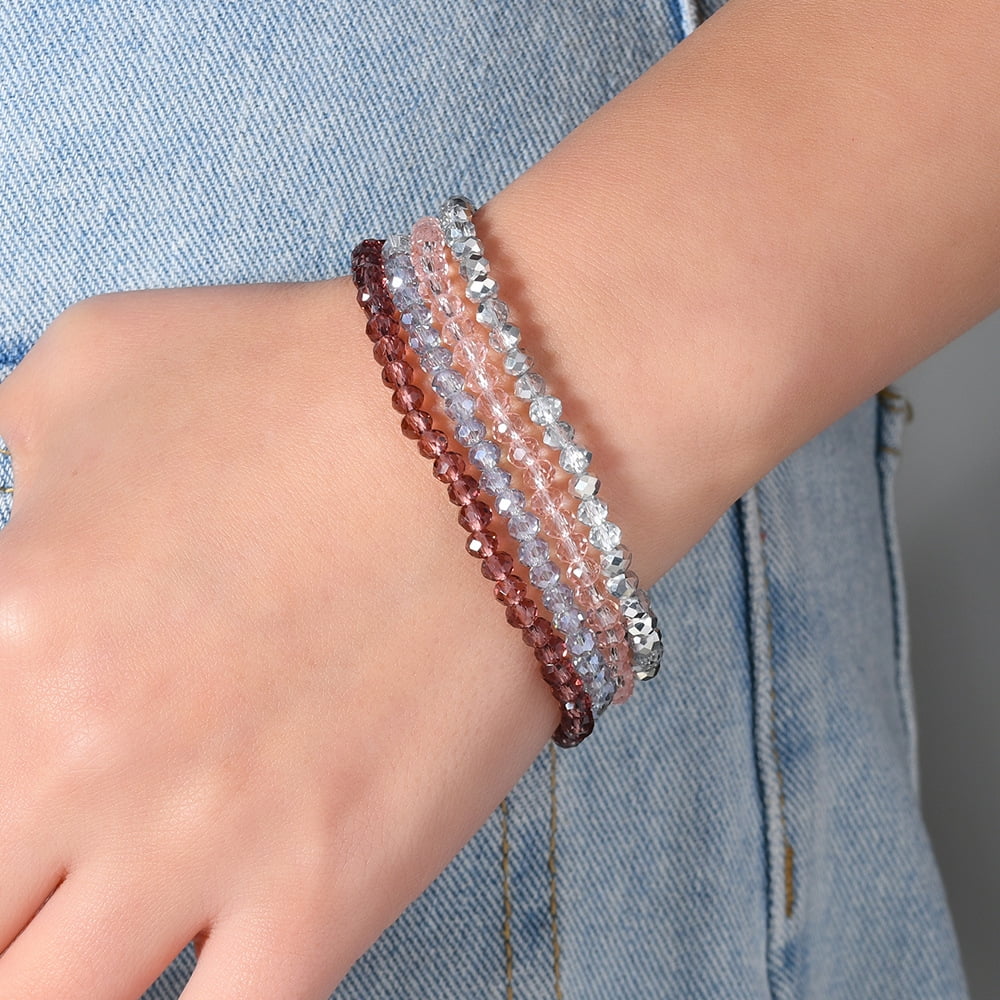 Bracelets for Women,Crafted From Womens Jewelry, Design, Detail-Oriented Charm Bracelets for Women,Gray