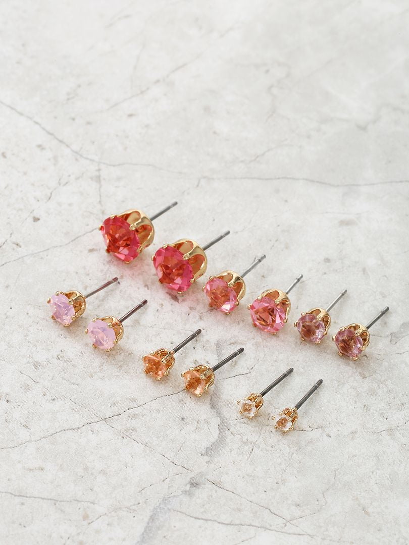 Essentials Multi Ear Hoop Earrings, 6 Pack