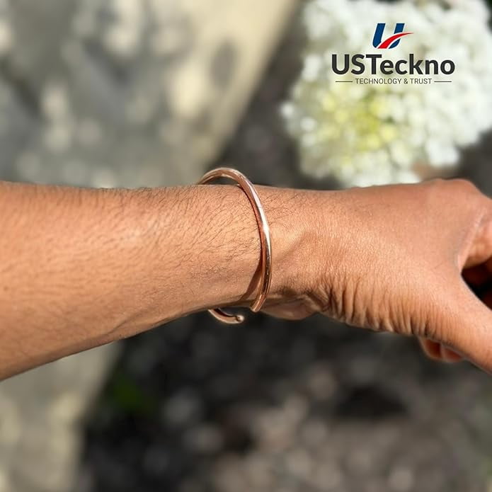 Hand Forged Unisex 100% Copper Bracelet. Made with Solid High Gauge Copper and Health benefits. Enhance your well-being in style!