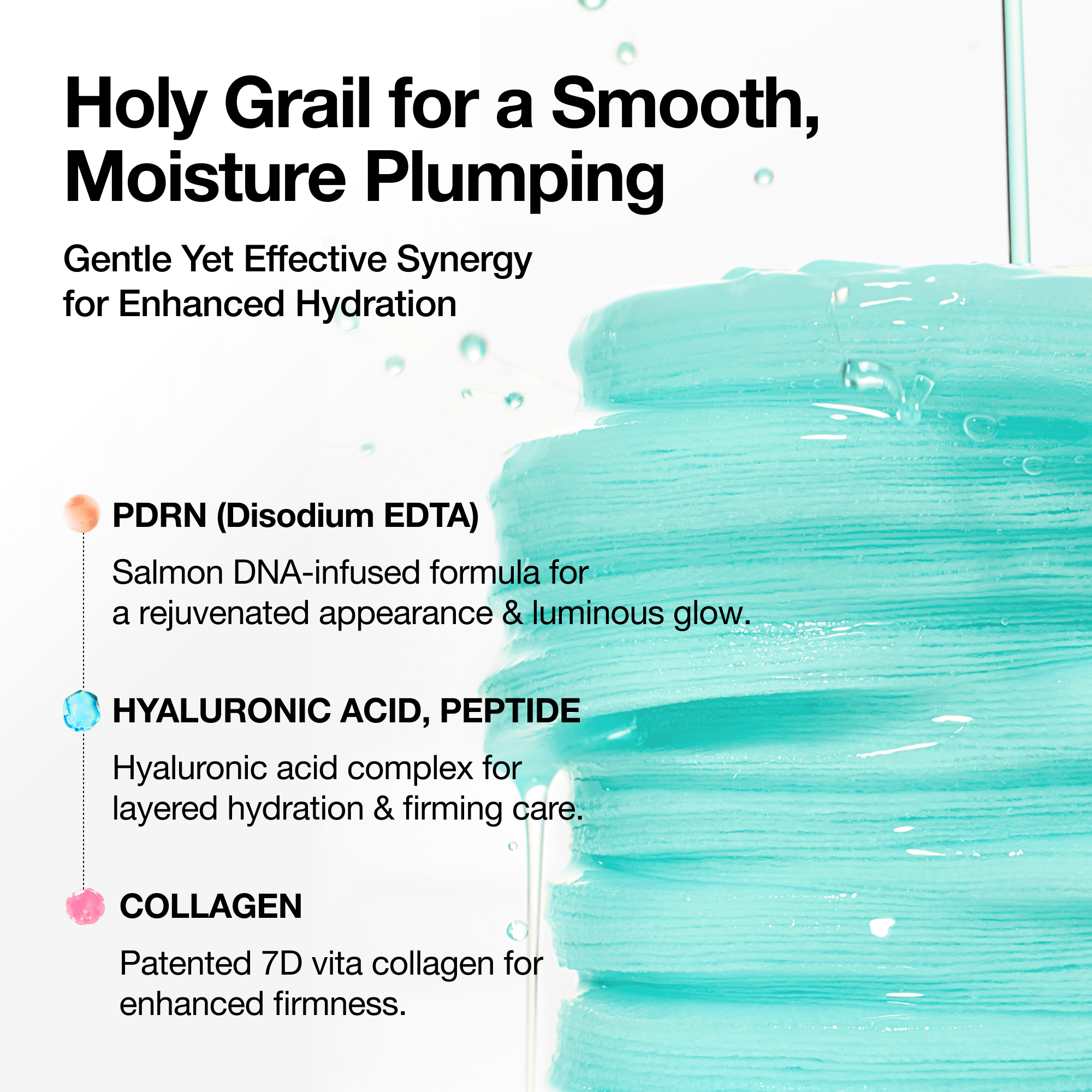 PDRN 100 Hyaluronic Acid Glow Pad